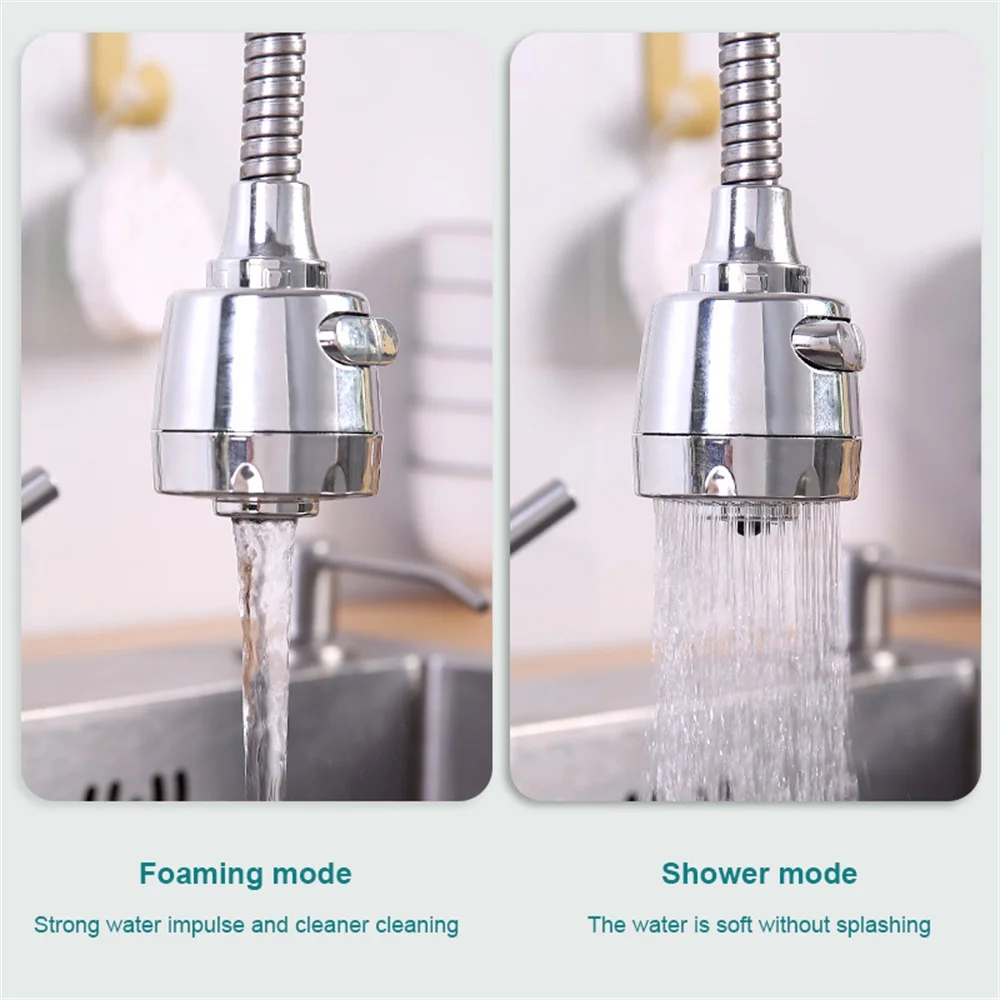 Tube d'extension de robinet, réglage jusqu'à 360 degrés, accessoires de  robinetterie pour salle de bain, filtre à eau, mousse, cuisine - AliExpress