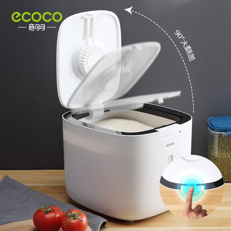 Food grade sealed rice bucket box weighing 20 pounds, insect proof, household miscellaneous grains, flour, rice tank storage box