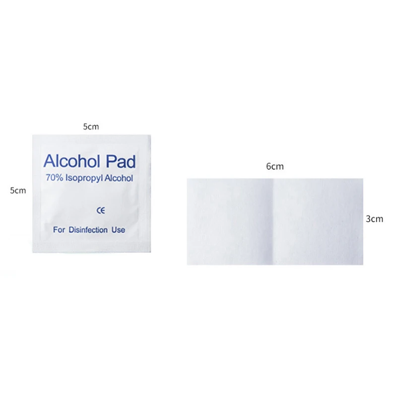 Disposable Alcohol Cotton Sheet Alcohol Disinfection Wipes Large Screen Glasses Cleaning Cotton 70% Ethyl Car Detailing disinfection cotton pad