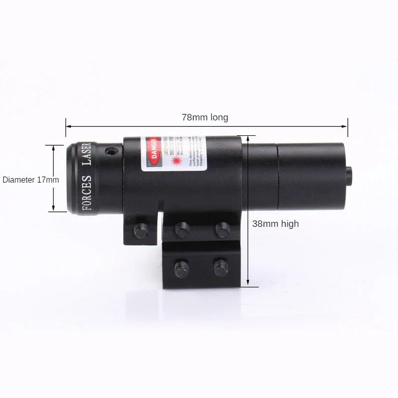 Red Laser Ar 15 Sight Universal Tube Clip Hunting Sight Glock Accessories Small Laser Red Dot