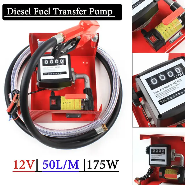 Pompe à Carburant Auto-Amorçante avec Compteur existent, 45/50/60L/min -  AliExpress