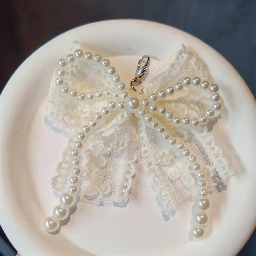 Elegant Lace Bow Shoe Charms with Olive Accents - Decorative Accessories