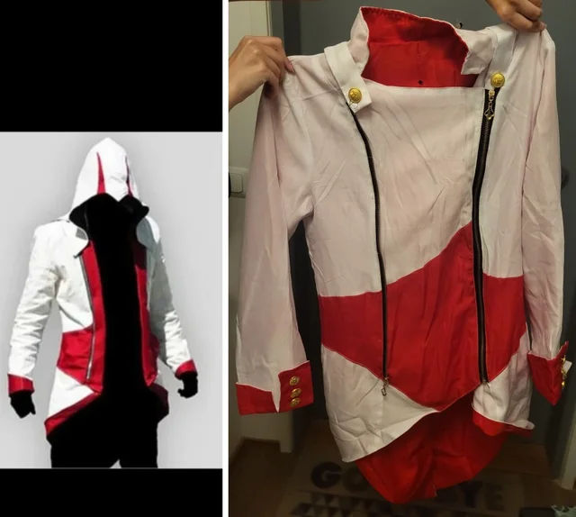 Hot Creed Cosplay Costume Ezio Assasin Connor Sweater Pants Coat