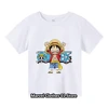 New Summer Short Sleeve Anime One Pieces Printed T-shirt  Children Summer Cool Streetwear Cool Boy Girl Kids Tops 1