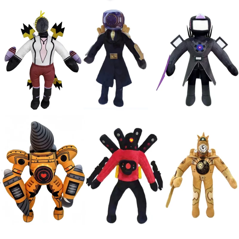 38 Pz Skibidi Toilet Peluche Peluche Cameraman Tv Man Skibidi Dop Dop Sì Sì Titans Camcordeman Speakerman Speaker Man Doll