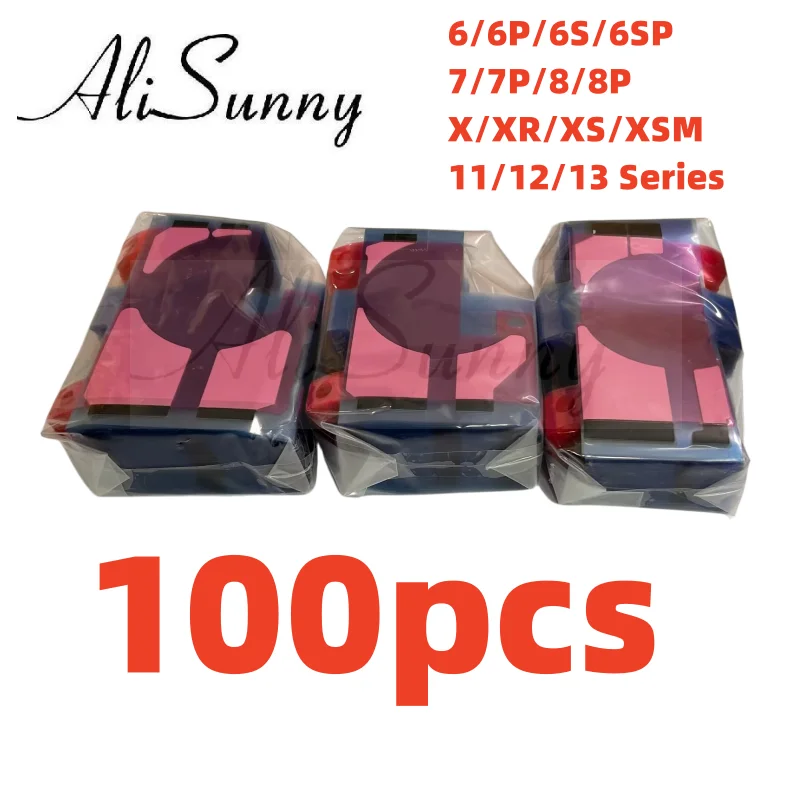 Battery Stickers Phone Adhesive Stickers 100pcs for iPhone 15 Plus 11 12 6S 7 8 X XR XS 13 14 Pro Max