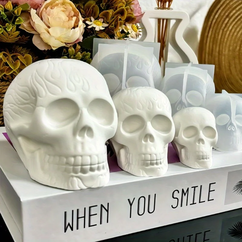 Candle Molds 3 Sizes, Irregular Shape for Unique Candles, Resin, Plaster & Soap Making - DIY Halloween Decor, Home Decoration