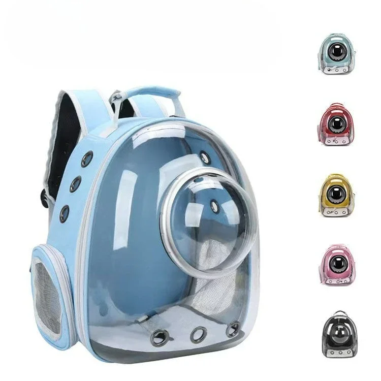 Cat Backpack Carrier with 360&deg; Transparent Bubble and Breathable Design &ndash; Spacious Lightweight Travel Bag for Outdoor Adventures