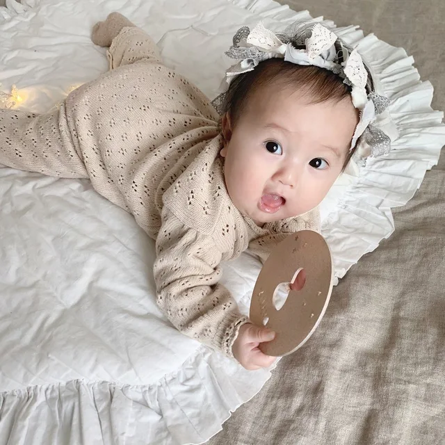 Conjunto Bebe Niño 0-3 Meses Mono De Punto Para Bebé Recién Nacido