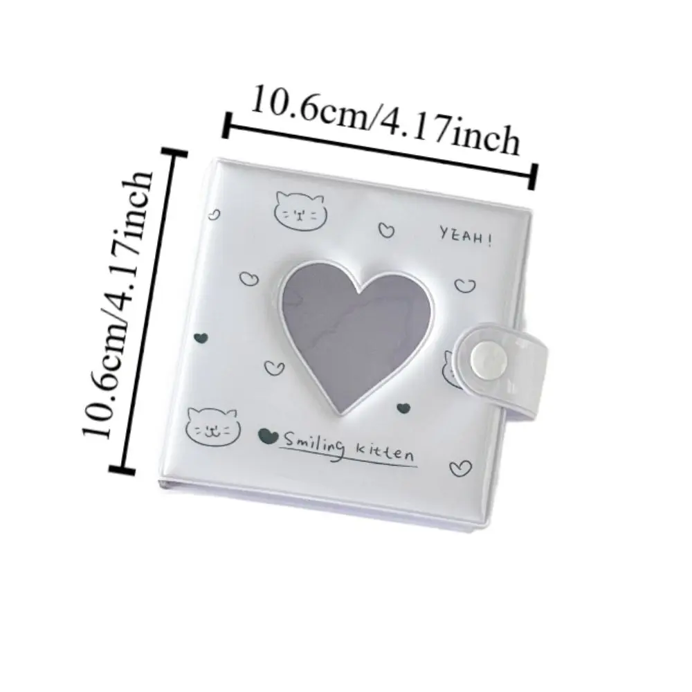 Cute Dog Cat 3-holes Binder Photo Cards Storage Book Small Idol Card Photo Album Collect Book Photocards