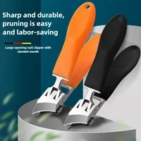 Special Anti-splash Nail Clippers Large Size ABS Toenail Cutter Diagonal Pliers Manicure Tools Household  Nail Clipper 1