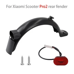 Enhanced Rear Mudguard with Fender Support and Tail Light (Black set)