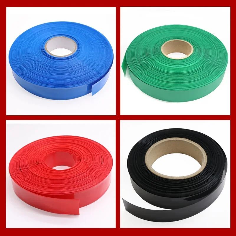 Durable PVC Heat Shrink Tube Battery Wrap - Assorted Sizes