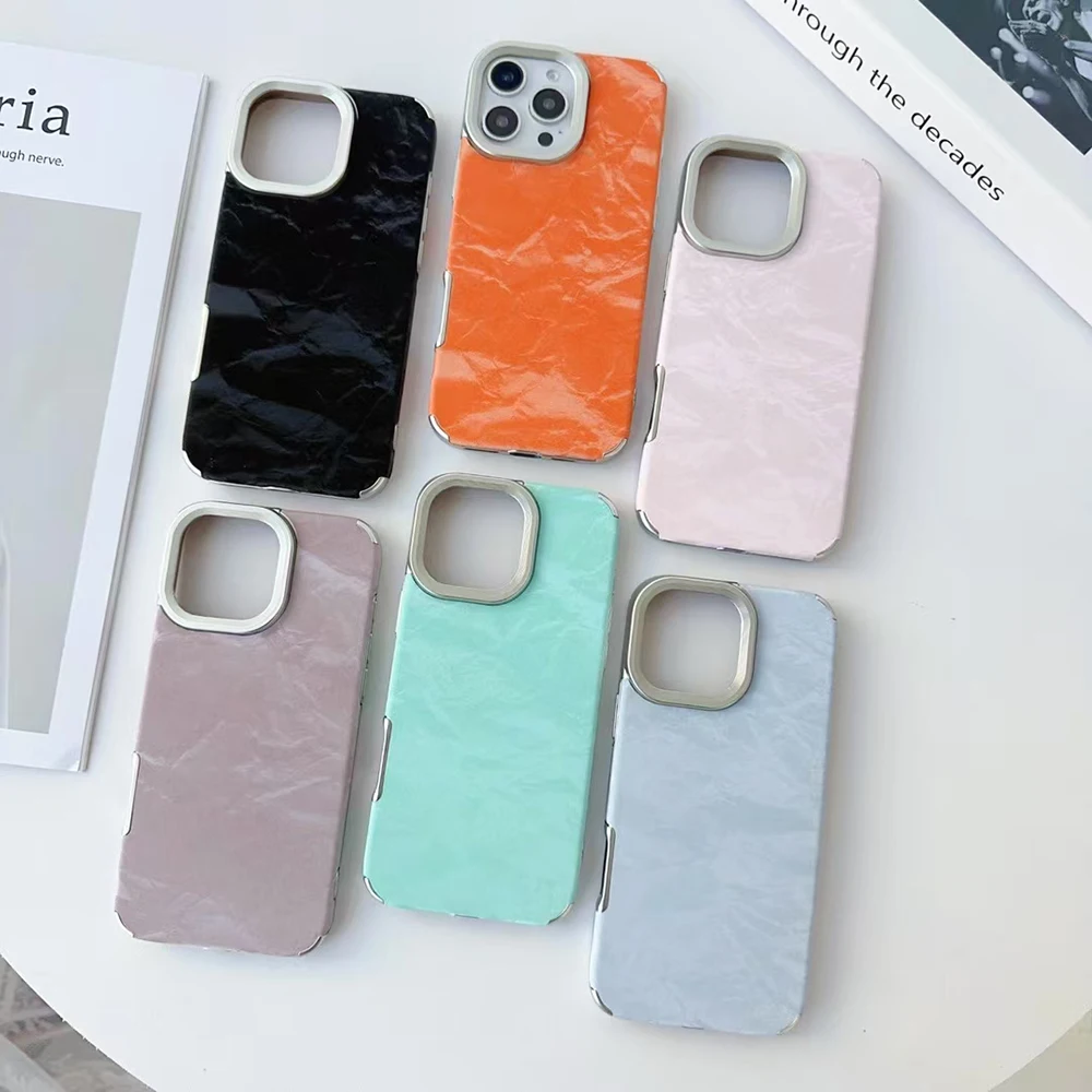 Luxury Snow Mountain Pattern Silicone Leather Phone Case - Shockproof Bumper Cover