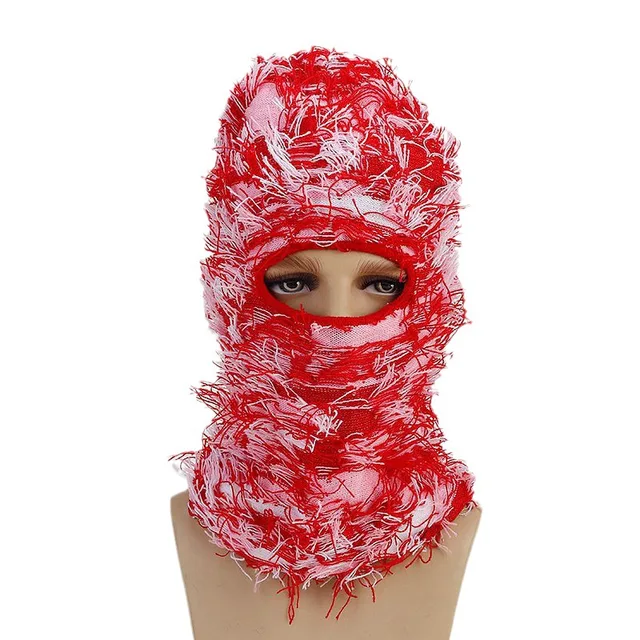 Balaclava Distressed Knitted Full Face Ski Mask Shiesty Mask Camouflage Balaclava Fleece Fuzzy Balaclava Ski Balaclava 2