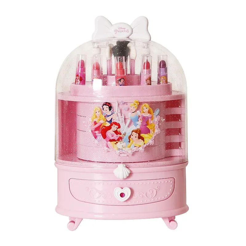 Disney girls Snow White princess elsa real Cosmetics Make up set Beauty makeup box With original box kids birthday gift 3