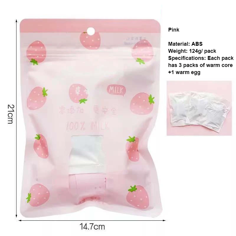 Hand Warmer Egg Self Heating Cartoon Cute Animal Shape Hand Warmer Replacement Core Multiple Colors Portable and Reusable