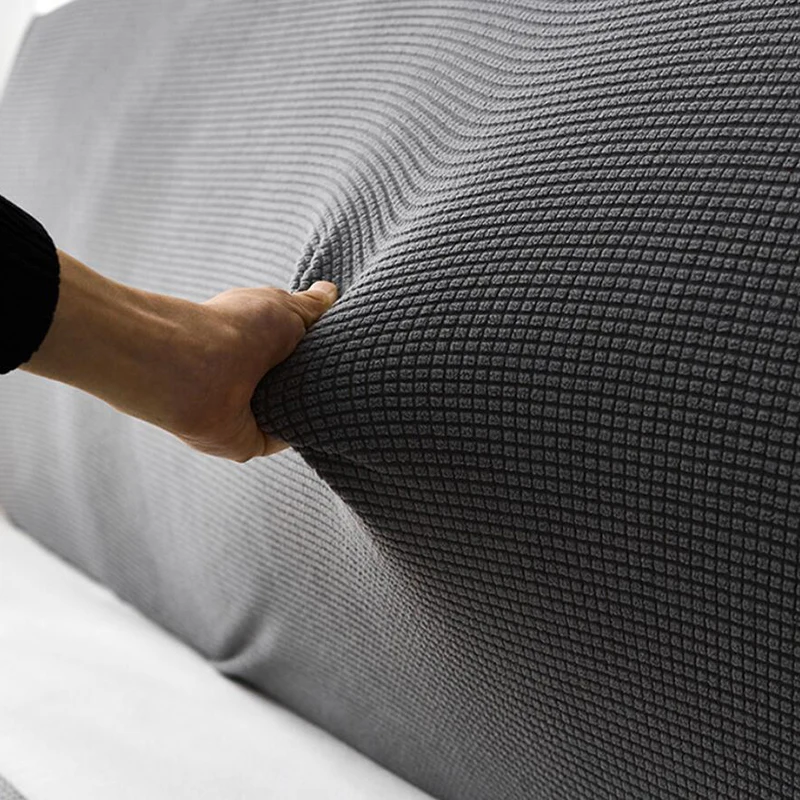 Solid Thicken Bed Head Cover Elastic All-inclusive Headboard Cover Bed Head Back Protection Universal Backrest Dust
