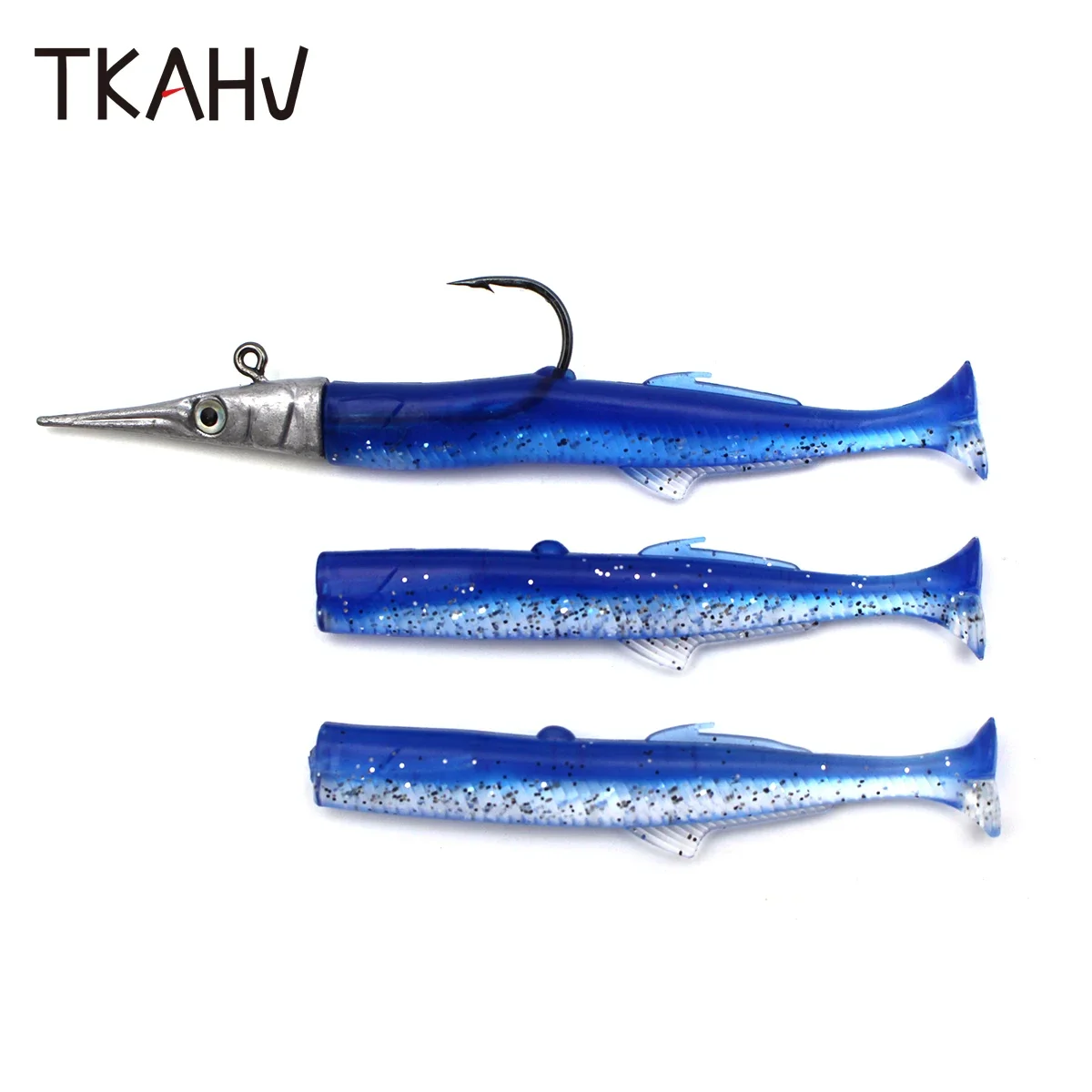 

TKAHV Jig Head Soft Lure Wobbler For Pike Trout Lifelike Artificial Bait Shiner Bass Shad Swing Paddle Tail Swimbait Tackle