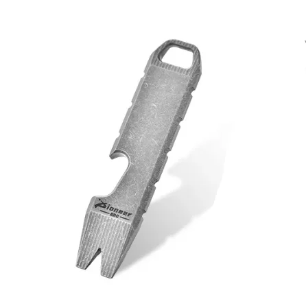 Titanium Alloy Multi-Function Crowbar Necklace & Keychain Pendant