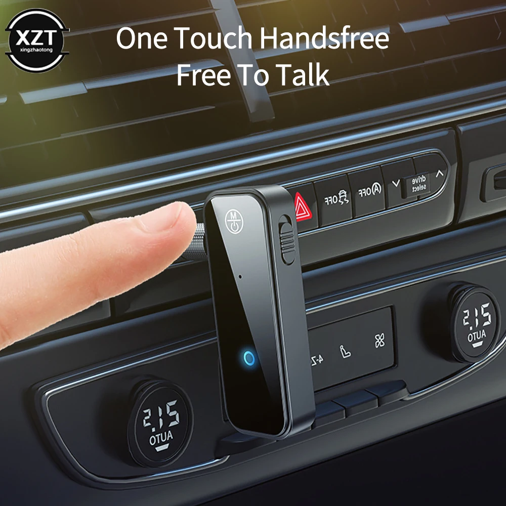 Bluetooth Audio Receiver Auxiliary Adapter Automatic Connection for TV Audio Projector PC Headphone