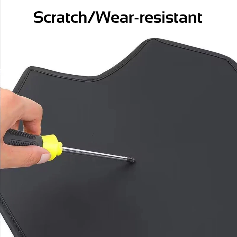 Car Console Pad For Tesla Model 3 / Y Leather Anti-kick Anti-dirty Pad