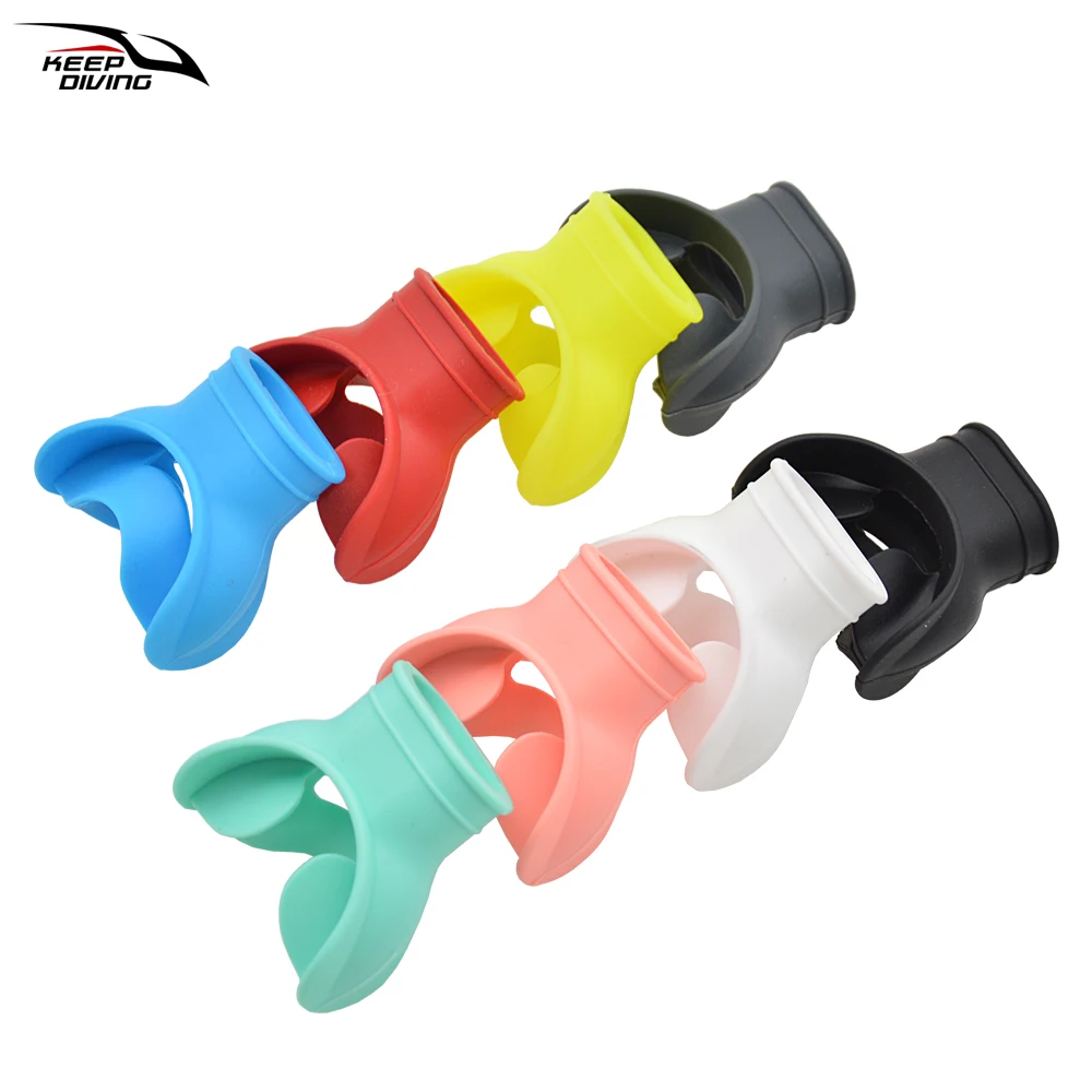 1Pcs Scuba Tauchen Zweite Stufe Silikon Mundstücke Schnorchel Regulator Octopus Mundstücke Unterwasser Atmen Zubehör – Detail 3