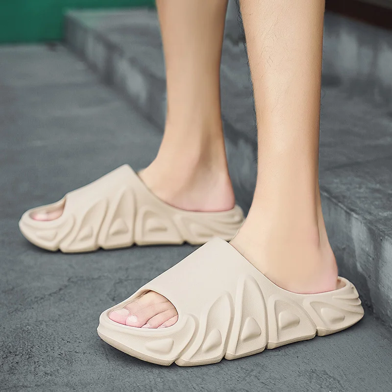 Slip Slippers for Men Non-Slip With Thick Sole Soft Foam Sliders Slipper for Indoor Outdoor_voghion.com