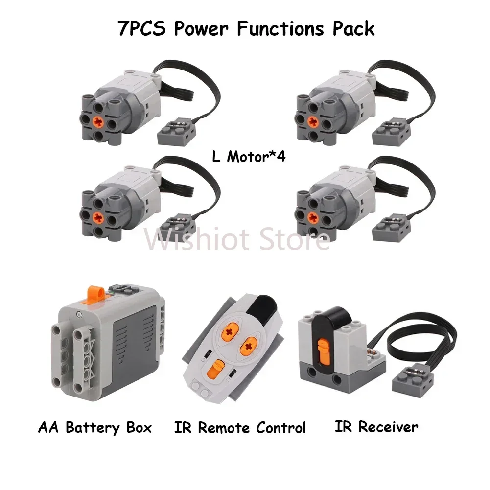 Enhanced Remote Control Power Functions MOC Train with Lithium Battery Box