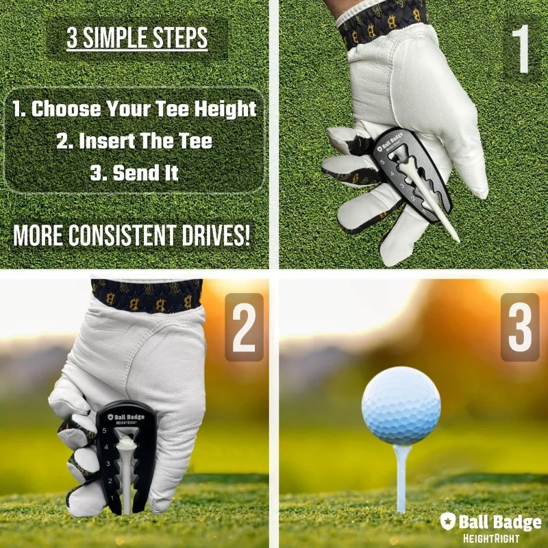 Golf Height Adjuster Level Right Adjustable Golf Tee Height Tool Golf Seat Lever Setter