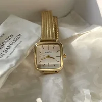 Brand Simple Quartz Watch for Women Retro Luxury Gift Ladies Watches Small Dial Adjustable Stainless Steel Strap Wristwatches - Image 5