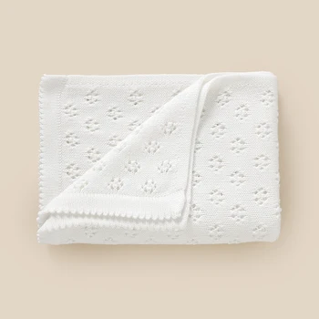 Coperte per Neonati in Cotone 90*70cm, Leggere, per Bambini e Bambine, Avvolgenti per Passeggino, Traspiranti, Copertine per Neonati