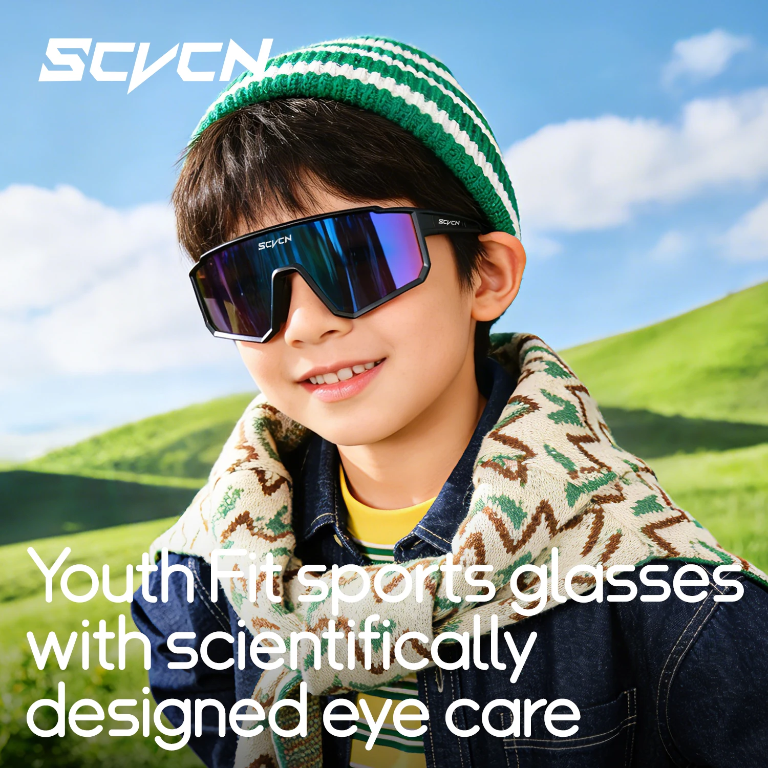 Photochromic Children's Cycling Sunglasses - UV400 Protection