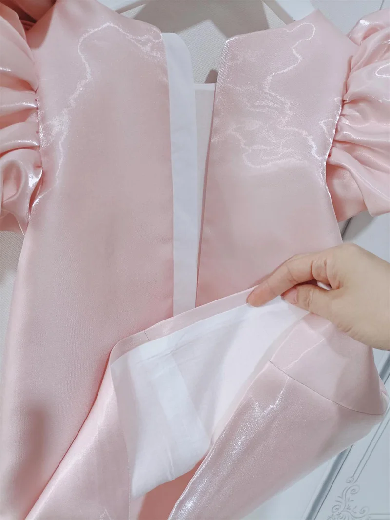 Baby Kids Princess Satin Sequin Bow Flower Girl Dress Children First Communion Dress Ball Gown Wedding Party Birthday