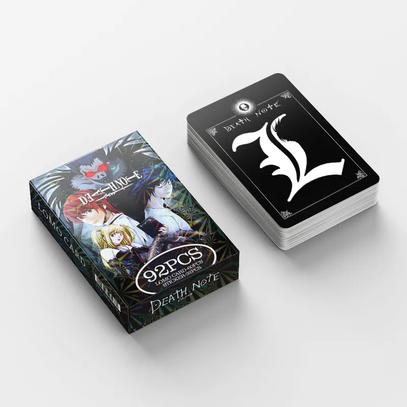 Death Notebook Lomo Card 1Pack/92PCS 60PC Mini Cards 32PC