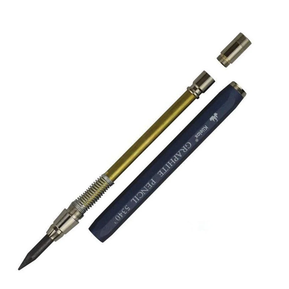 2B 4B 6B 8B HQ Alloy Metal Art Drawing Pencil 5.6mm Lead Students Painting Graffiti Mechanical Pencil Cute School Supplies DIY 5