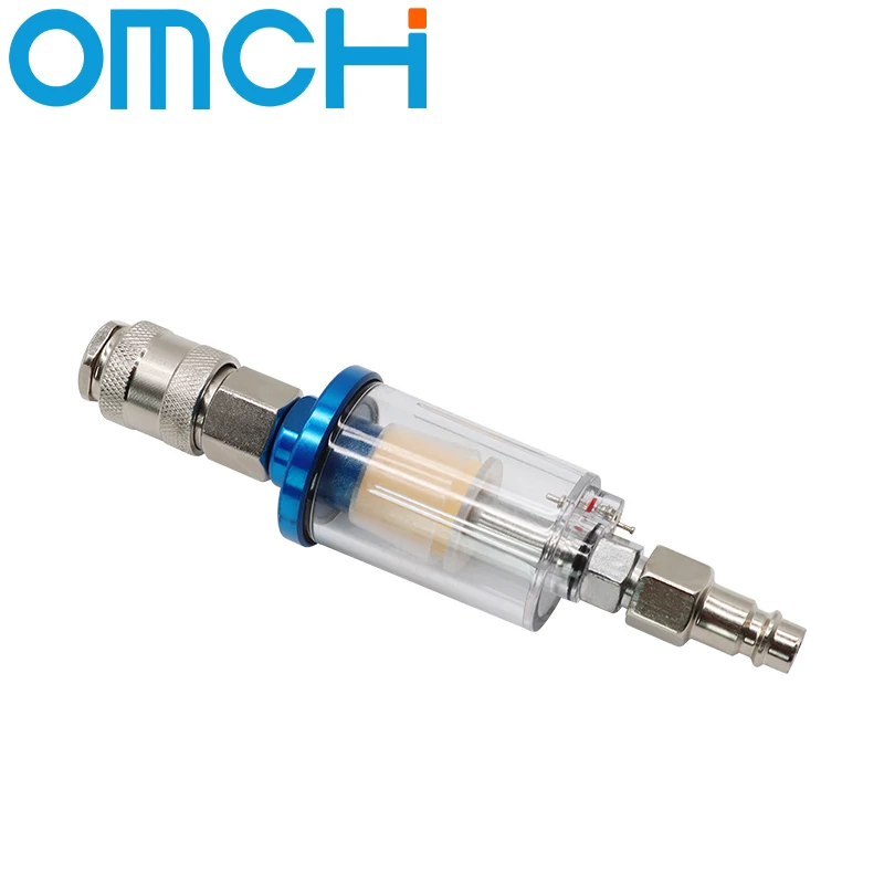 Spray Gun air flow regulator Gauge In-line Oil Water Trap Filter Separator Adapter Pneumatic Tools For Airbrush