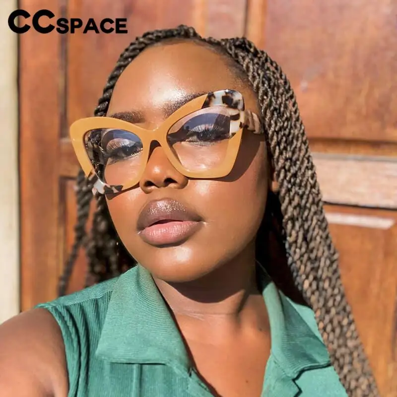 Montatura Occhiali Occhiali Da Sole Cat Eye Leopardati Occhiali Da