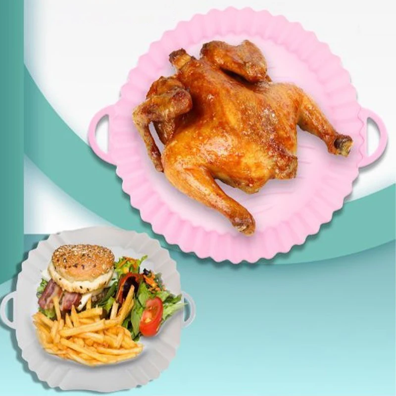 Air Fryer Accessories Air Fryer Basket Air Fryer Baking Tray 1PC Silicone