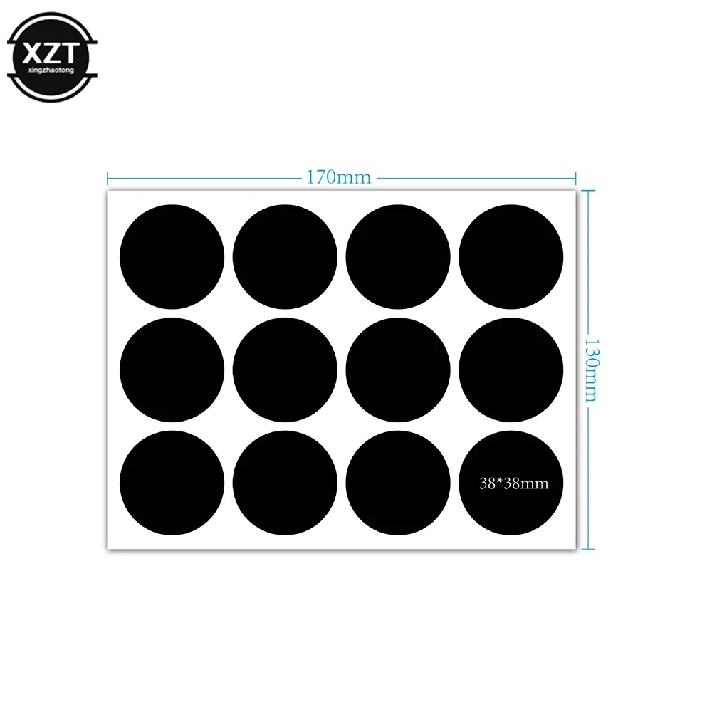 Description Picture 3 of item8-20pcs/Set Erasable Chalkboard Labels Waterproof Spice Sticker Craft Household Kitchen Spices Bottle Labels Blackboard Sticker