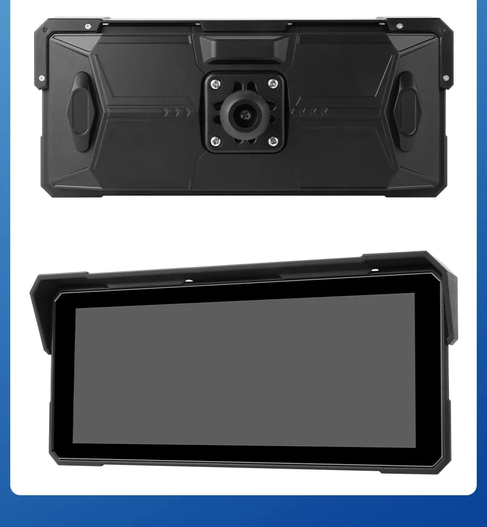 7/8 "zoll Carplay Motorrad GPS Navigation IP67 Wasserdicht 4K Moto DVR Drahtlose Carplay Android Auto Motorrad Recorder Monitor – Detail 18