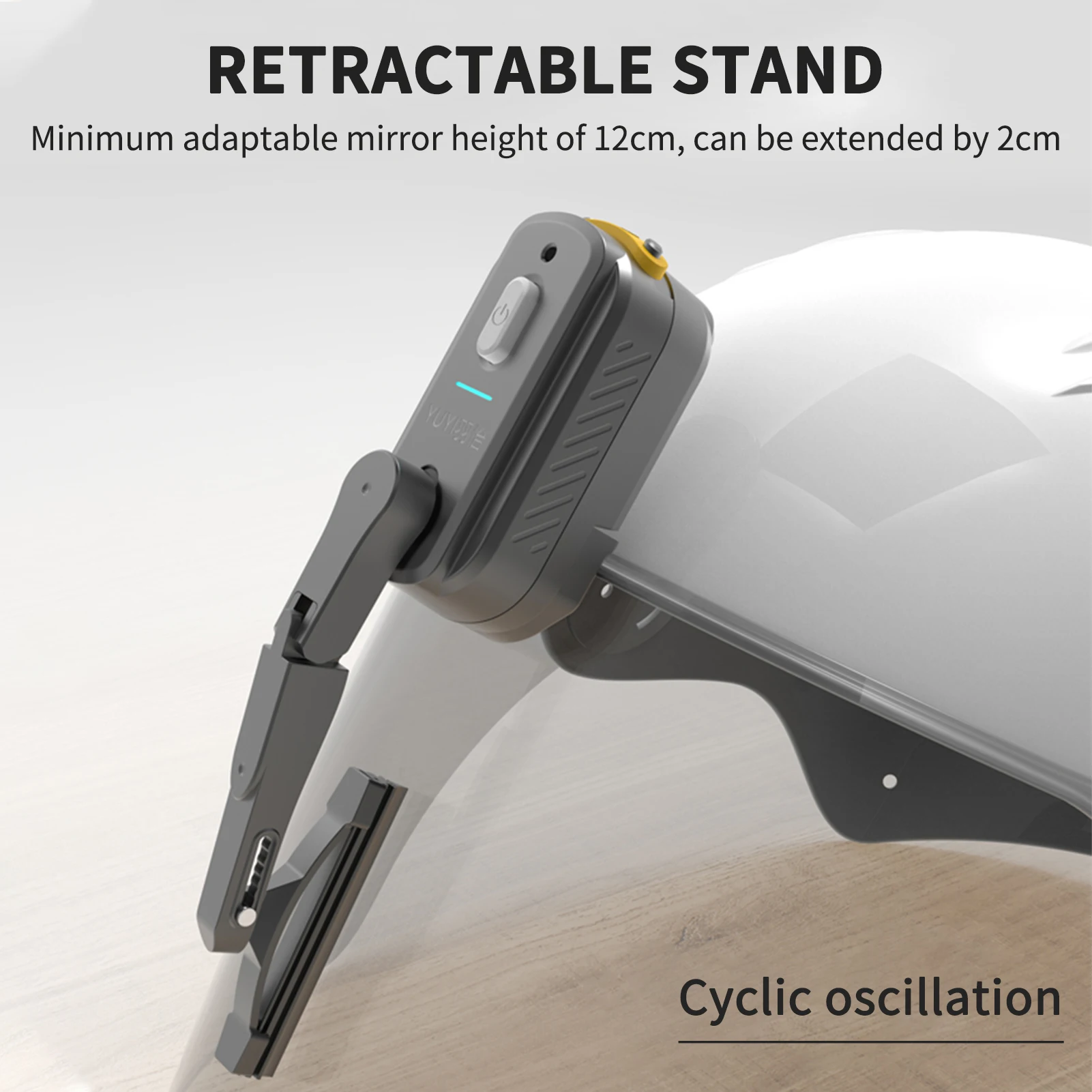 Rechargeable Motorcycle Helmet Wiper Universal Waterproof helmet windshield wiper Compatible with Most Visor