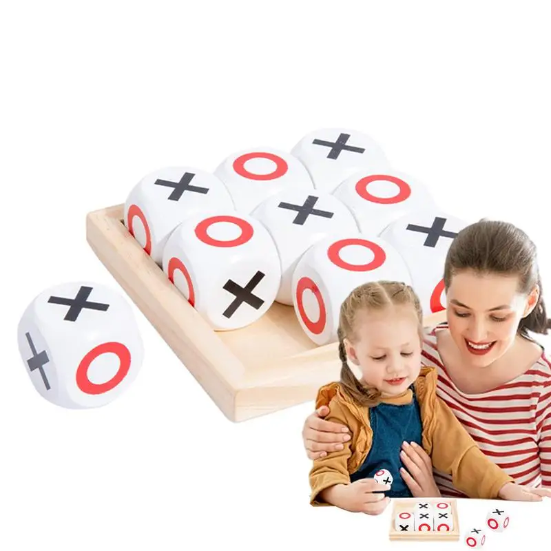 

Деревянная настольная игра XOXO для взаимодействия родителей и детей, забавная развивающая интеллектуальная развивающая игрушка