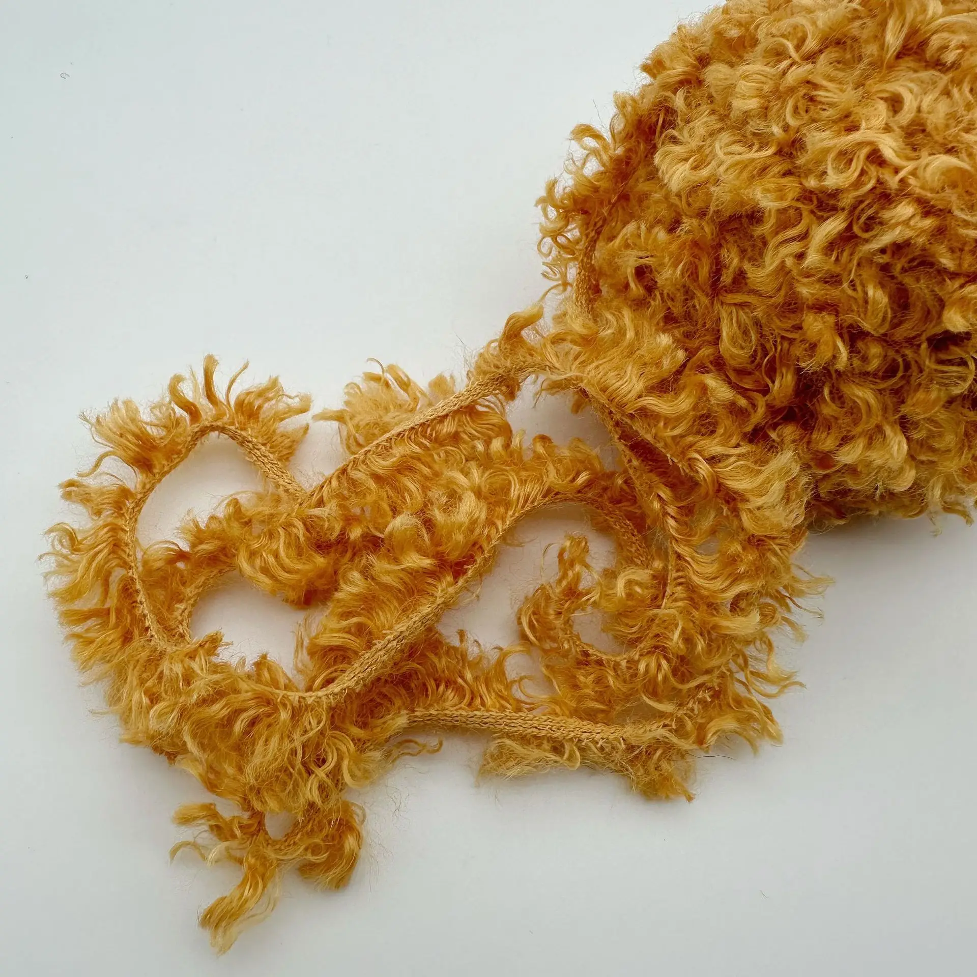 Velvet Xiansen Teddy Curl, Knitted Yarn, Handmade DIY, Can Be Made As Twist Bar Doll Curl 50G Soft Bun