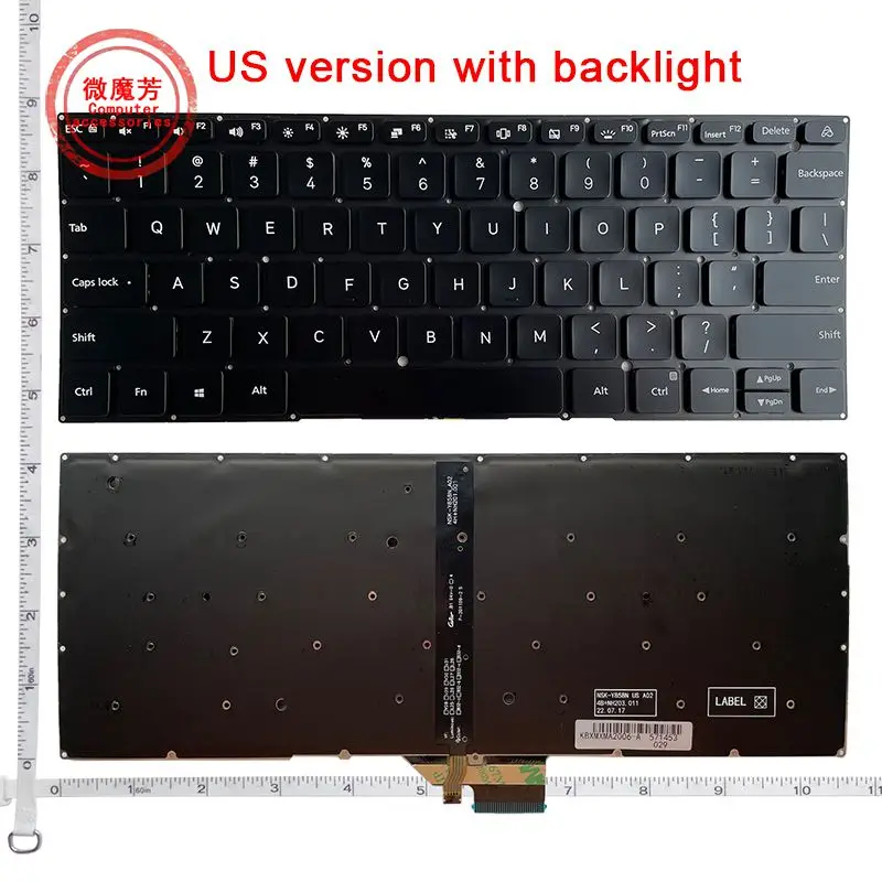 Teclado do Portátil Inglês Eua para Xiaomi Pro X14 Redmibook Pro 14 Xma2006 Xma 2006 Eua Substituição Teclados 9z.nh2sn.301