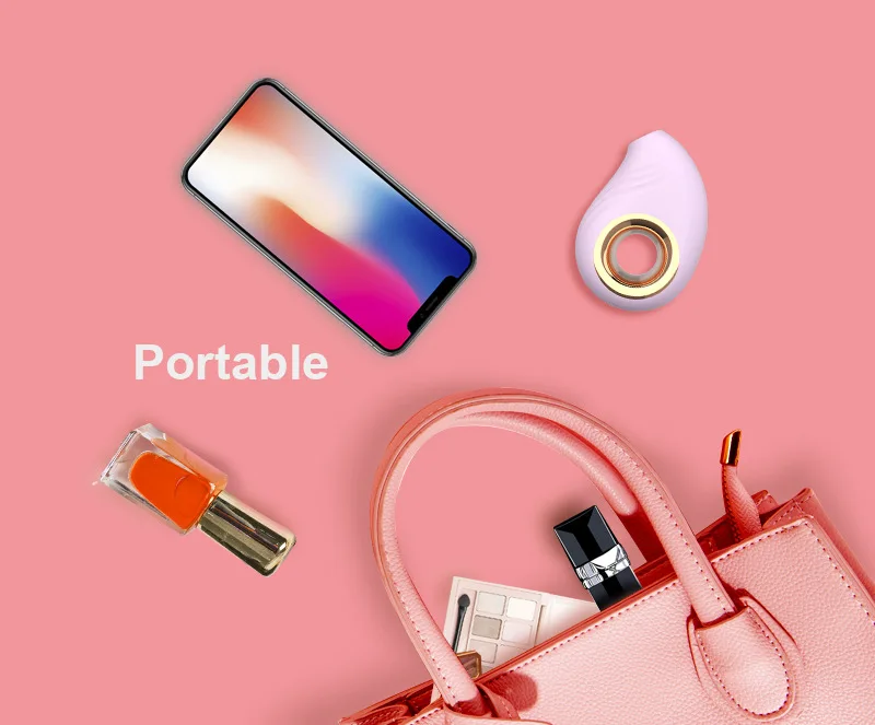 Silicone Clit Stimulator With Sucking And Tongue Licking Function_voghion.com