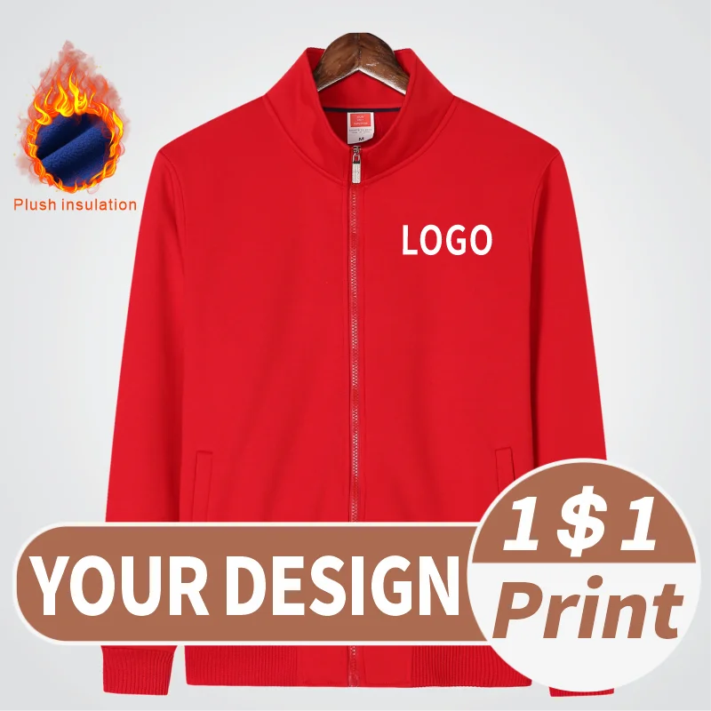 

Coat printed logo Embroidery on plush jackets Autumn and winter clothing prints Customized logo for fashionable outerwear DIY