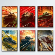 

Modern Modular Pictures World of Tanks Store Posters with Prints Wall Art Canvas Painting Home Decor