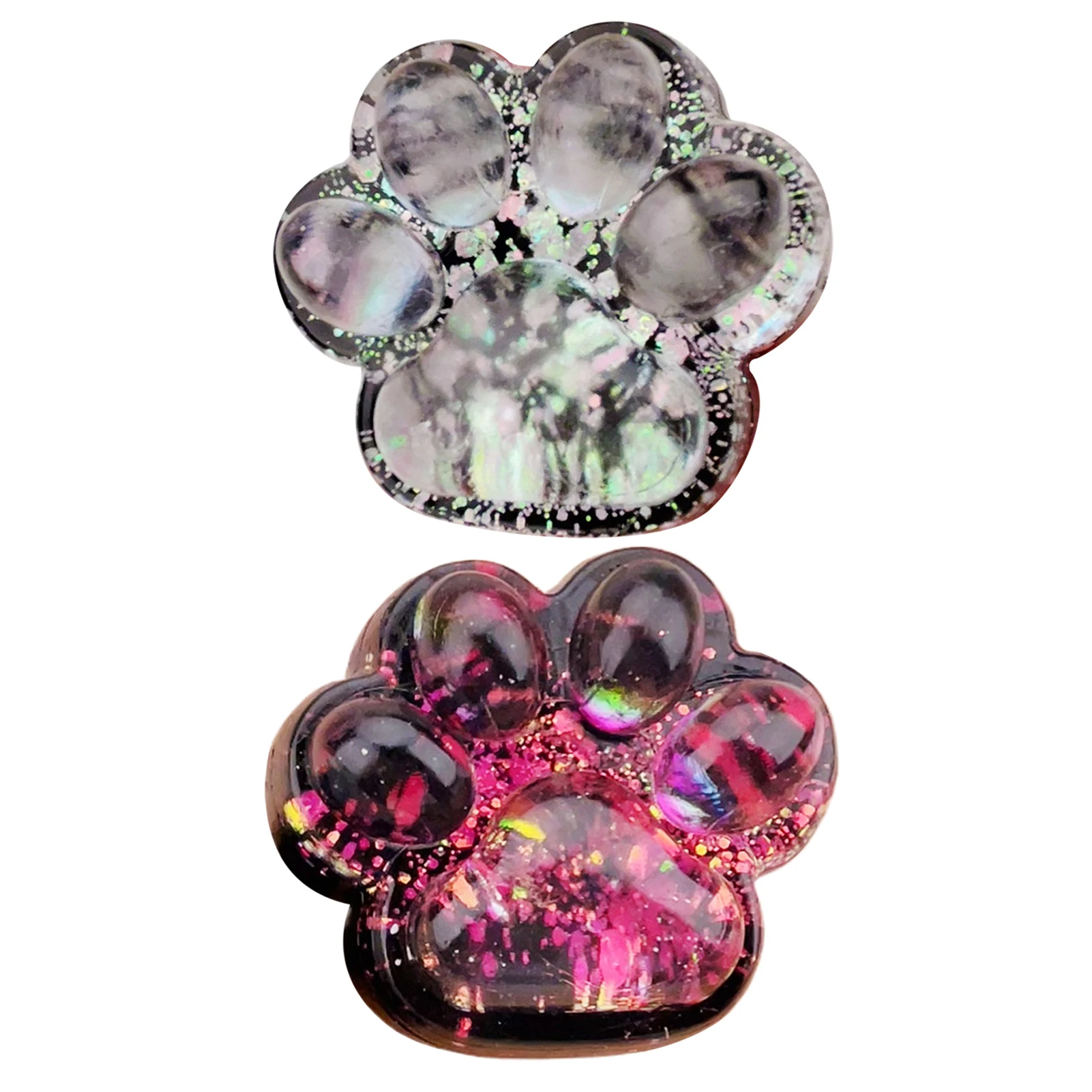Cat Claw Squishy Fidget Toy Cute Sequin Squeeze Cat Claw Stress Relief Toy  Slow Rebound Pinch Decompression Cat Paw Squeeze Toy 4