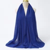 Foulard Hijab en mousseline de soie pour Femme, voile musulman ramadan ,hijab femme musulman,foulard musulmane pour femme, foulard mousseline en Jersey doux de haute qualité hijab islam voile femme musulman,70*180cm